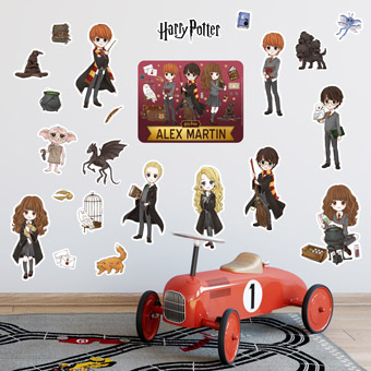 Sticker mural pépinière, WOVTE sticker mural salon Harry Potter film  personnalité sort Anime film fan - décoration de la maison - Cdiscount  Maison